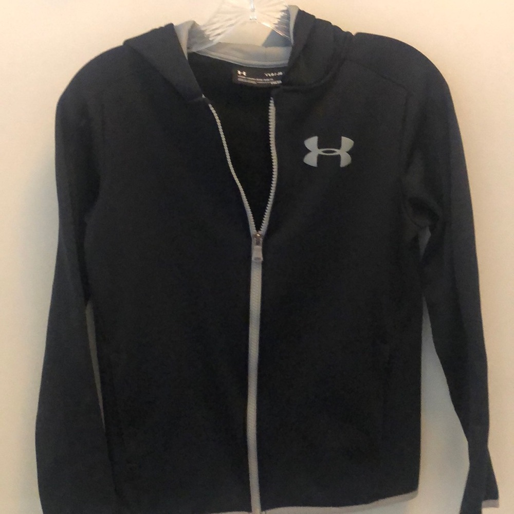 UA Youth zippered cold gear jacket